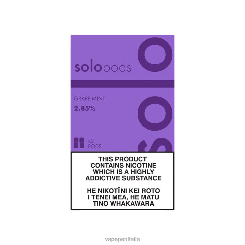 Vape In Italy menta d'uva | Solo capsula di ricambio, confezione da 2 0PF0054