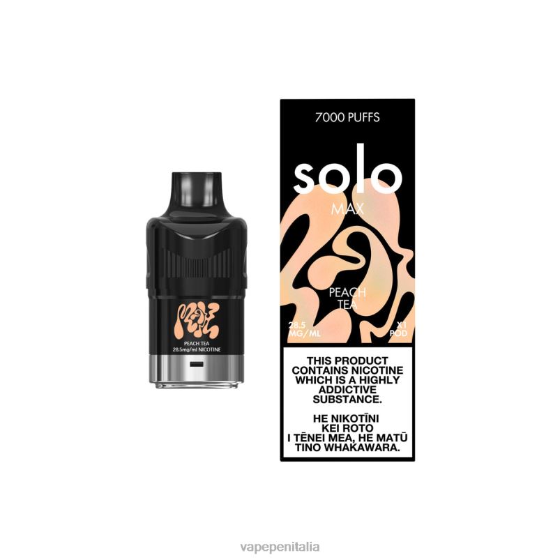 Vape Italia tè alla pesca | Solo MAX baccello 0PF0079