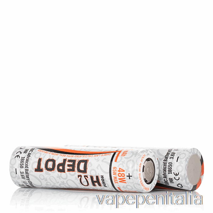 Penna Vape Hohm Depot 18650 3005mah 16.8a Batteria Due Batterie