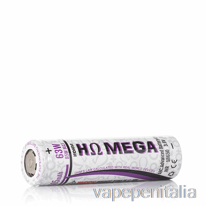 Vape In Italia Hohm Mega 18650 2505mah 22a Batteria Batteria Singola