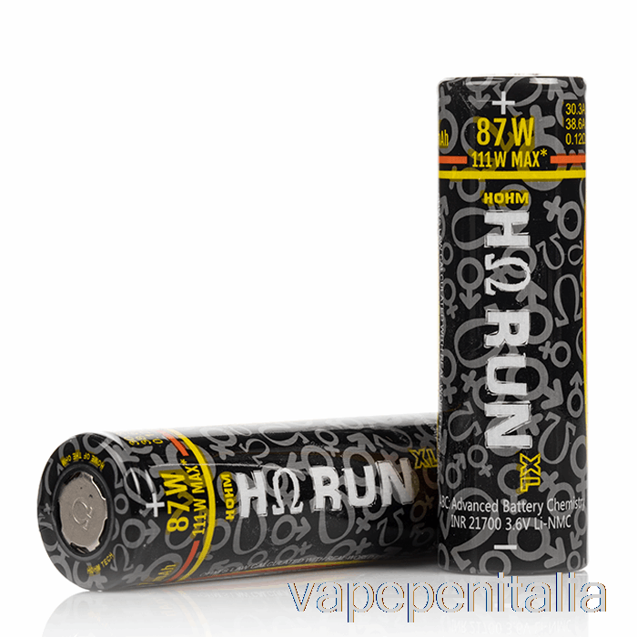 Vape In Italia Hohm Tech Run Xl 21700 4007mah 30.3a Batteria Batteria Singola