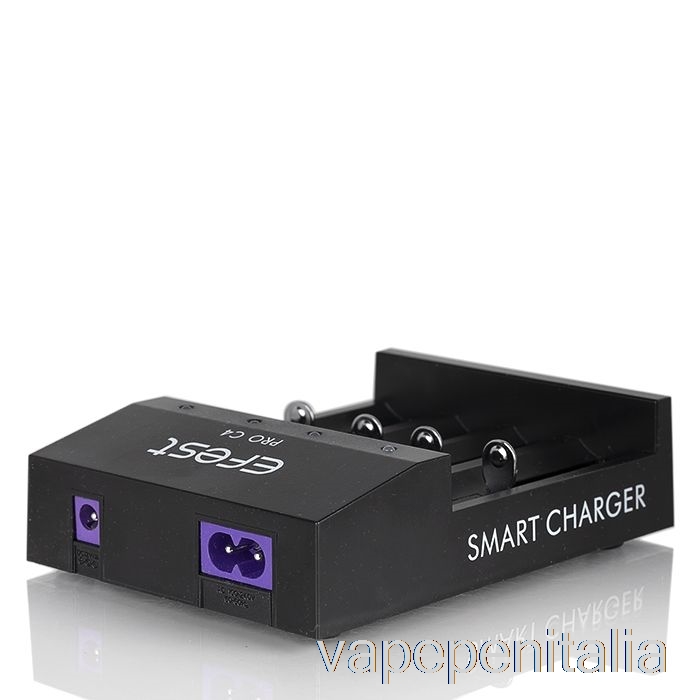 Vape In Italia Efest Pro C4 Caricabatterie Intelligente A 4 Alloggiamenti