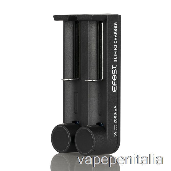 Caricabatteria A Due Slot Vape Italia Efest Slim K2