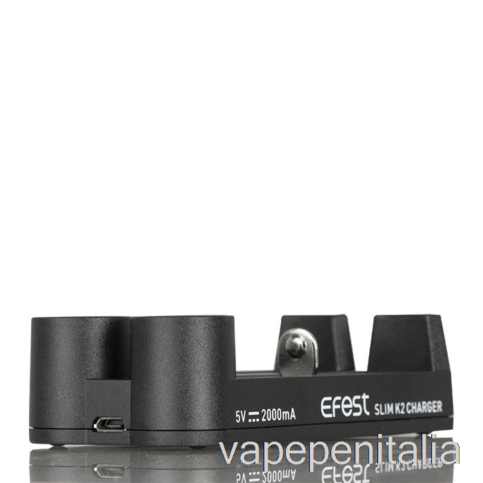 Caricabatteria A Due Slot Vape Italia Efest Slim K2