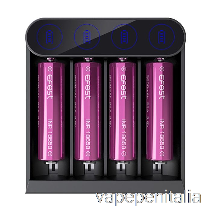Caricabatterie USB-C Efest Slim K4 Con Penna Vape