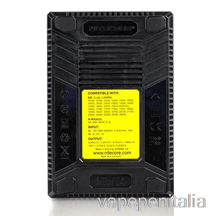 Penna Vape Nitecore I4 Caricabatteria V2 (4 Alloggiamenti)