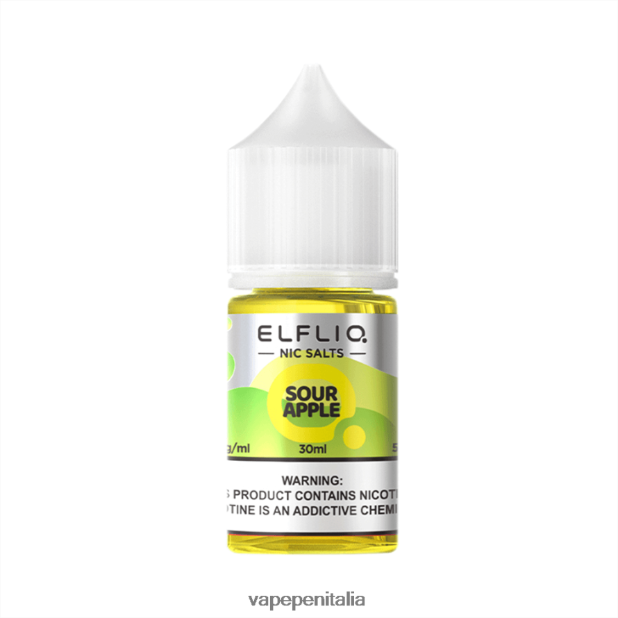 ELFBAR ELFLIQ Nic Salt 30ml Apple acida 8F6PT428