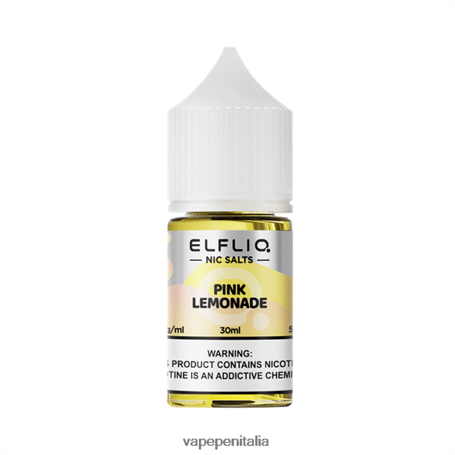 ELFBAR ELFLIQ Nic Salt 30ml limonata rosa 8F6PT425