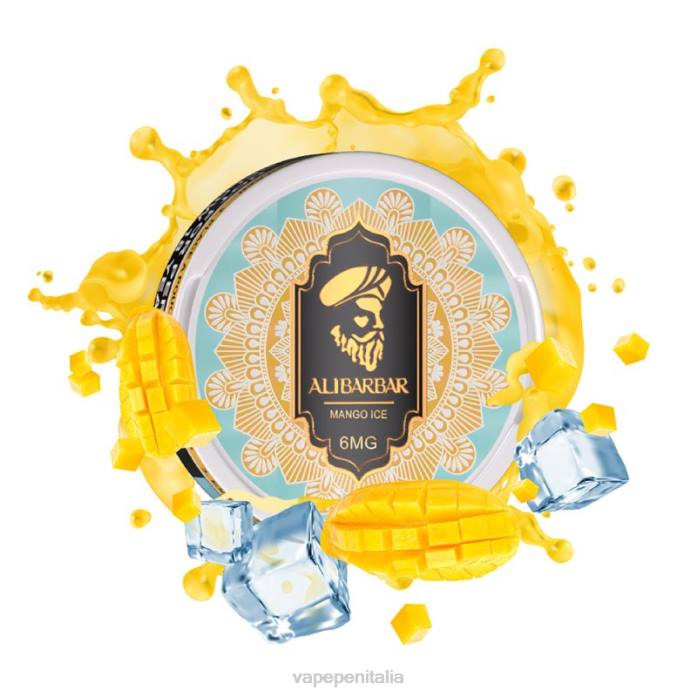 Alibarbar buste di nicotina ghiaccio al mango 6RZZ87 Vape In Italy