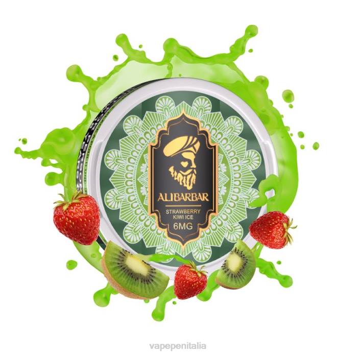 Alibarbar buste di nicotina ghiaccio alla fragola e kiwi 6RZZ91 Vape Italia