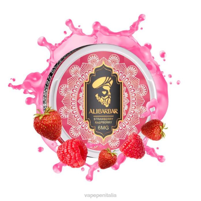 Alibarbar buste di nicotina lampone fragola 6RZZ92 Vape In Italy