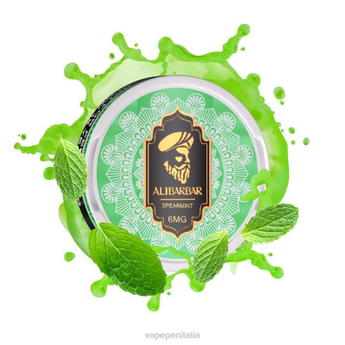 Alibarbar buste di nicotina menta verde 6RZZ90 E Cig Senza Nicotina