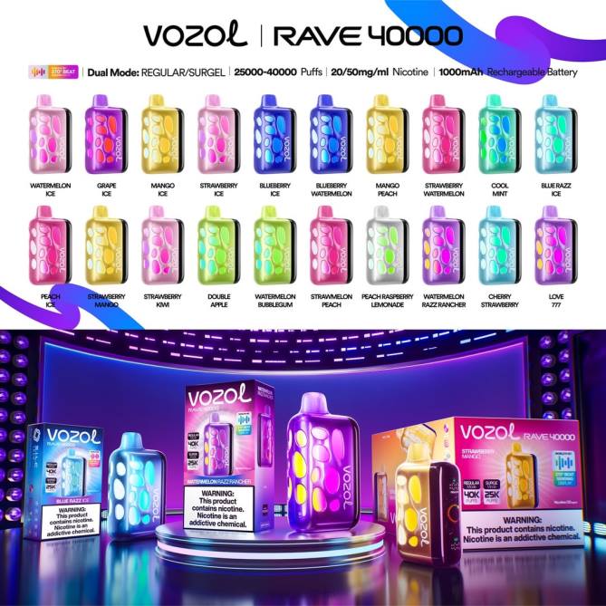 ZFX21 Vozol Rave 40000