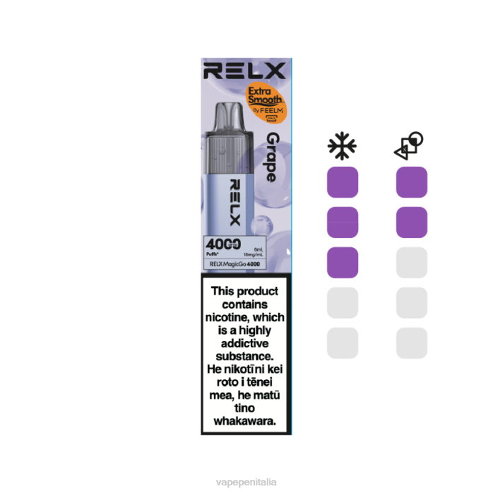 Vape In Italy uva - RELX MagicGo 4000 vaporizzatori usa e getta V08P6