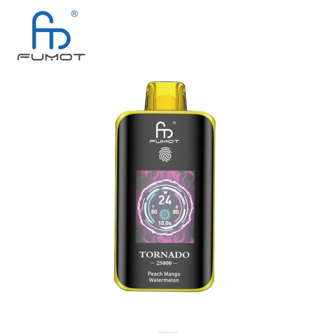 Fumot Tornado 25000 vaporizzatori usa e getta anguria mango pesca | 6ZX89 Vape Liquid