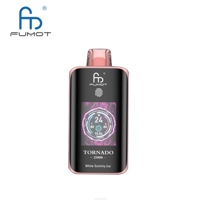 Fumot Tornado 25000 vaporizzatori usa e getta ghiaccio gommoso bianco | 6ZX814 Vape Liquid