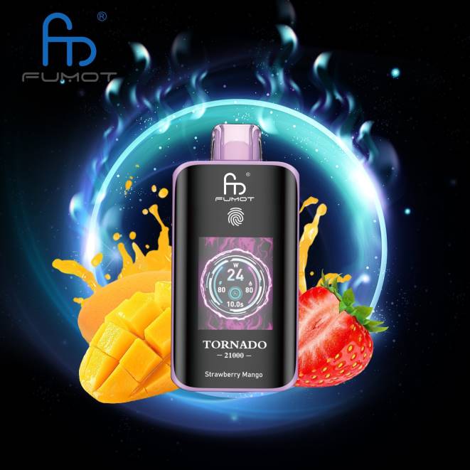 Fumot Tornado 25000 vaporizzatori usa e getta mango alla fragola | 6ZX811 Vape Liquid