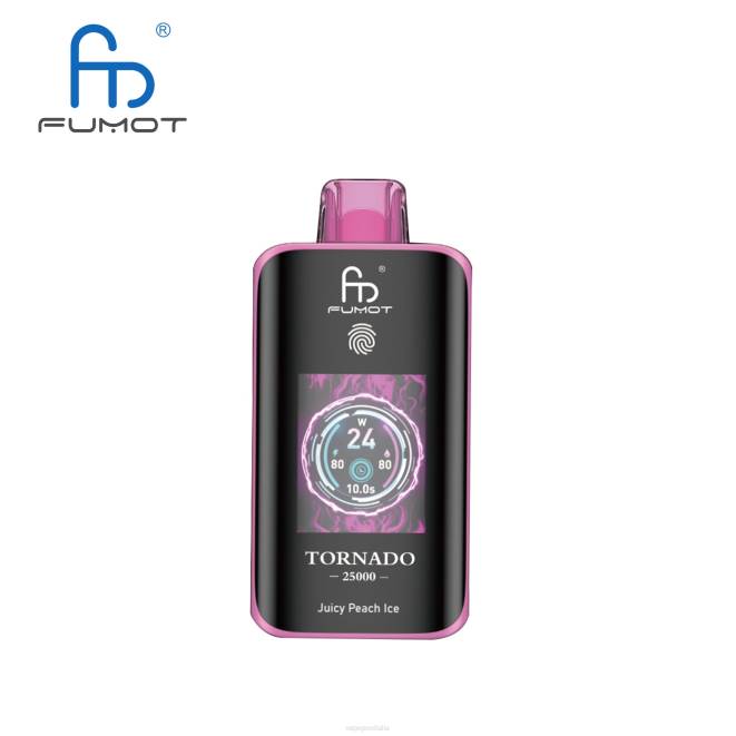 Fumot Tornado 25000 vaporizzatori usa e getta succoso gelato alla pesca | 6ZX87 Vape Liquid