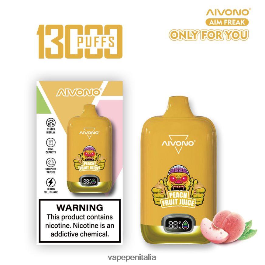 Aivono AIM FREAK 13000 succo di pesca - 486ZBB245 Vape Italia