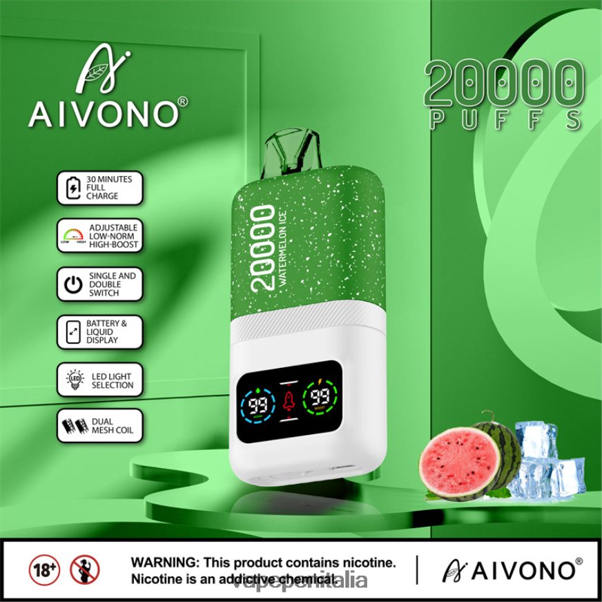 Aivono AIM magic 20000 ghiaccio di anguria - 486ZBB75 Vape Italia
