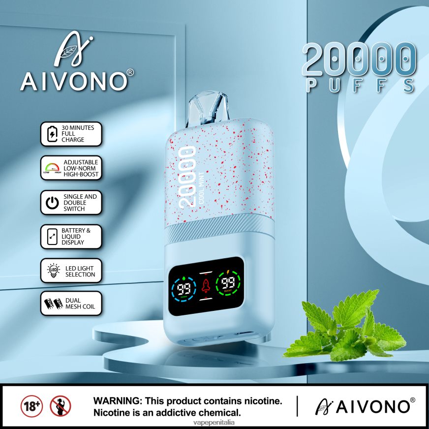 Aivono AIM magic 20000 menta fresca - 486ZBB84 Vape In Italy