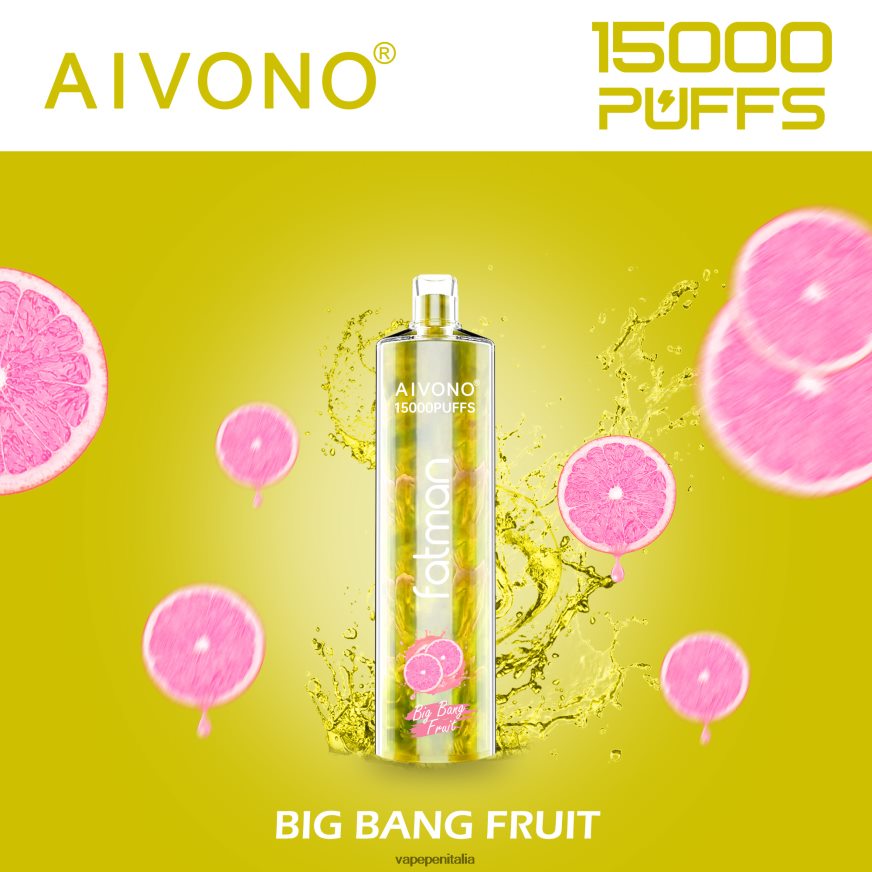 Aivono FATMAN 15000 frutto del grande botto - 486ZBB16 Vape In Italy
