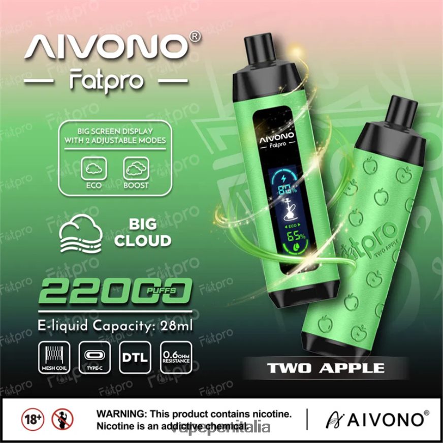 Aivono Fatpro 22000 due mele - 486ZBB1 Vape Italia