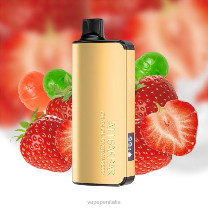Alibarbar Ingot 20000 vaporizzatori usa e getta Chupa Chups alla fragola 6RZZ34 Vape Box Mod
