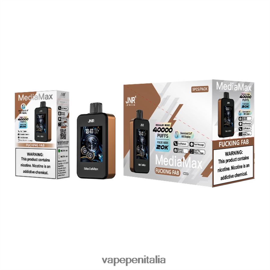 JNR MediaMax Soffio da 40k dannatamente favoloso Z6ZN2B13 Vape Pen