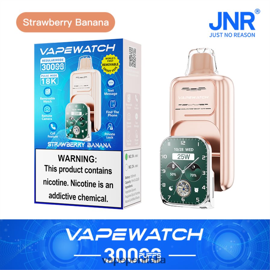 JNR orologio da svapo banane alla fragola Z6ZN2B7 Vape In Italy