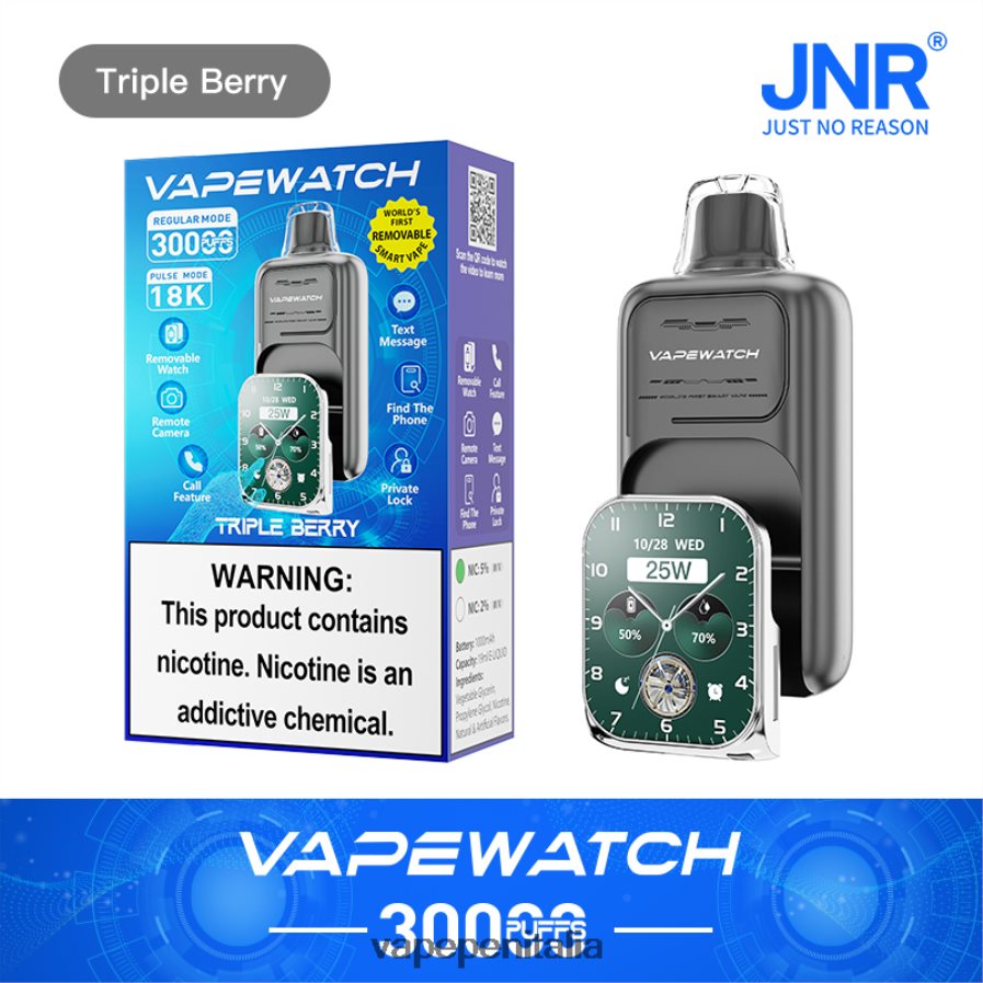 JNR orologio da svapo tripla bacca Z6ZN2B6 Vape Italia