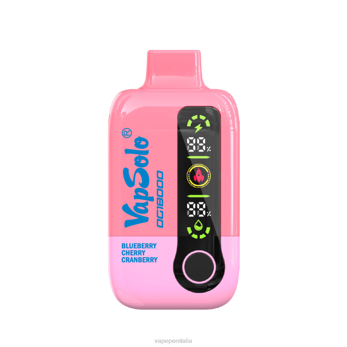 VapSolo dg18000 - Vape Italia V24N1 mirtillo ciliegia mirtillo
