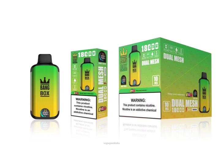 Vape Box Mod 8RFR89 mango, pesca, anguria - Bang Box 18000 sbuffi