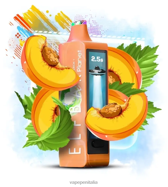 Vape In Italy 0BD8P24 - pesca Elf Bar Planet 25000