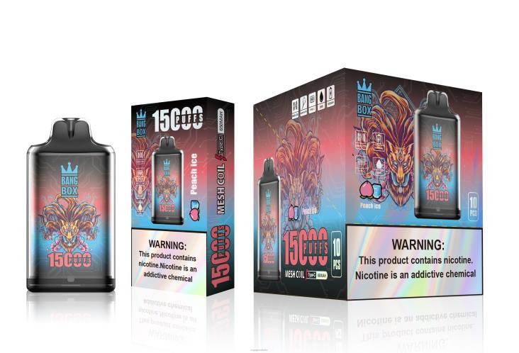 Vape In Italy 8RFR102 ghiaccio alla pesca - Bang Box s1-15000 sbuffi