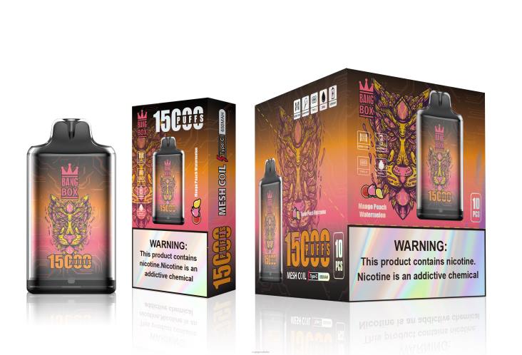 Vape In Italy 8RFR107 mango, pesca, anguria - Bang Box s1-15000 sbuffi