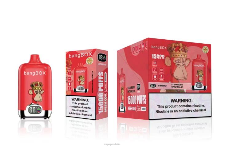 Vape In Italy 8RFR47 anguria alla fragola - Bang Box 15000 sbuffi
