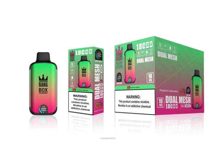 Vape In Italy 8RFR97 anguria al lampone - Bang Box 18000 sbuffi