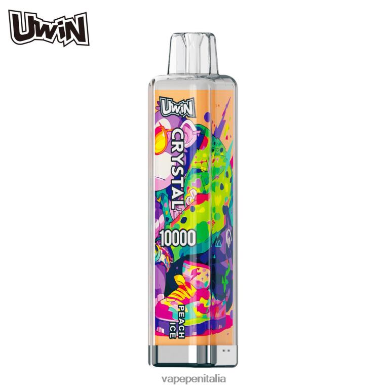 Vape In Italy ghiaccio alla pesca | UWIN CRYSTAL 10000 vaporizzatori usa e getta P8HNV10