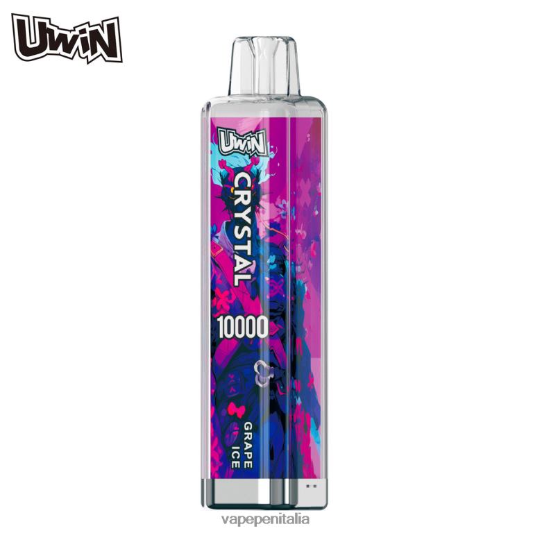 Vape In Italy ghiaccio d'uva | UWIN CRYSTAL 10000 vaporizzatori usa e getta P8HNV2