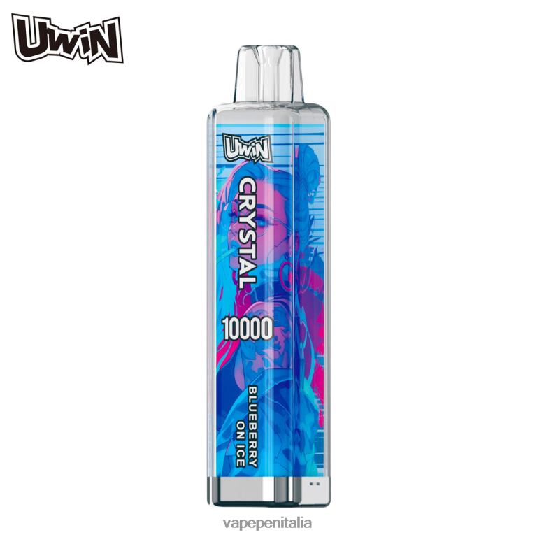 Vape In Italy mirtillo su ghiaccio | UWIN CRYSTAL 10000 vaporizzatori usa e getta P8HNV4