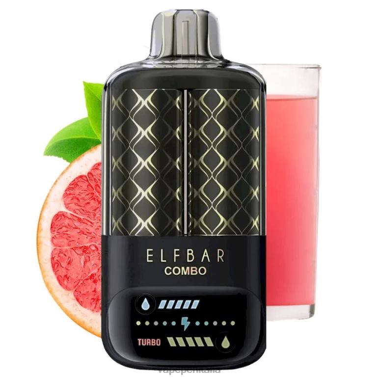 Vape Italia 0BD8P11 - limonata rosa e pompelmo Elf Bar Combo 25000