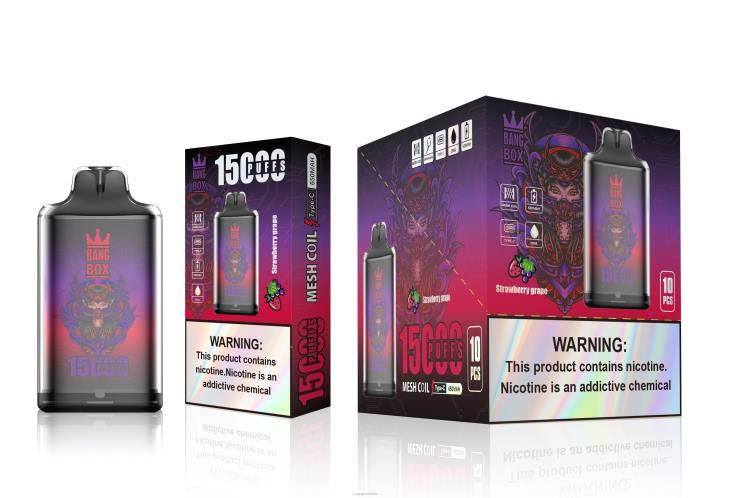 Vape Italia 8RFR111 uva fragola - Bang Box s1-15000 sbuffi