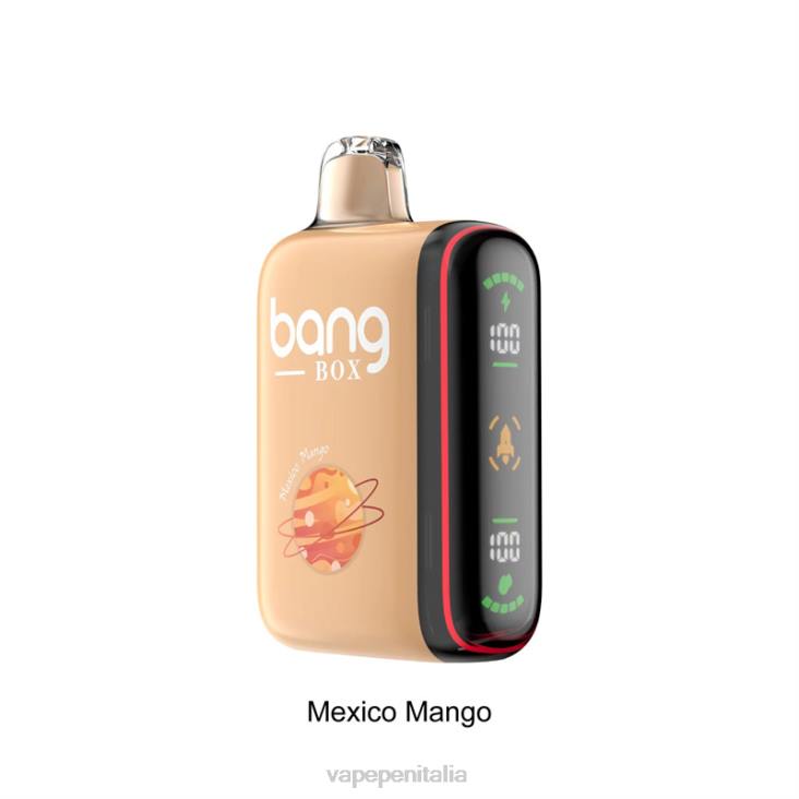 Vape Italia 8RFR31 mango messicano - Bang Box Display di potenza intelligente da 9000-18000 sbuffi