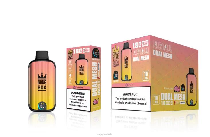 Vape Italia 8RFR91 succo di pesca - Bang Box 18000 sbuffi