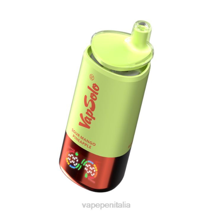 Vape Italia RZ8L5 kiwi fragola, ananas mango acido e red bull VapSolo Triple 30000 sbuffi