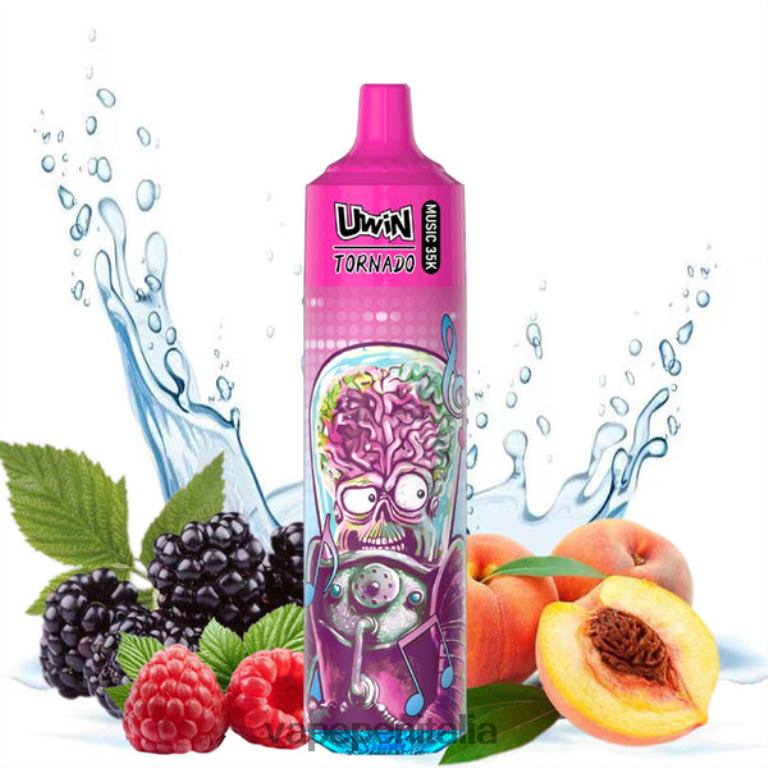 Vape Italia bacca di pesca | UWIN CRYSTAL Vaporizzatore usa e getta da 35k P8HNV27