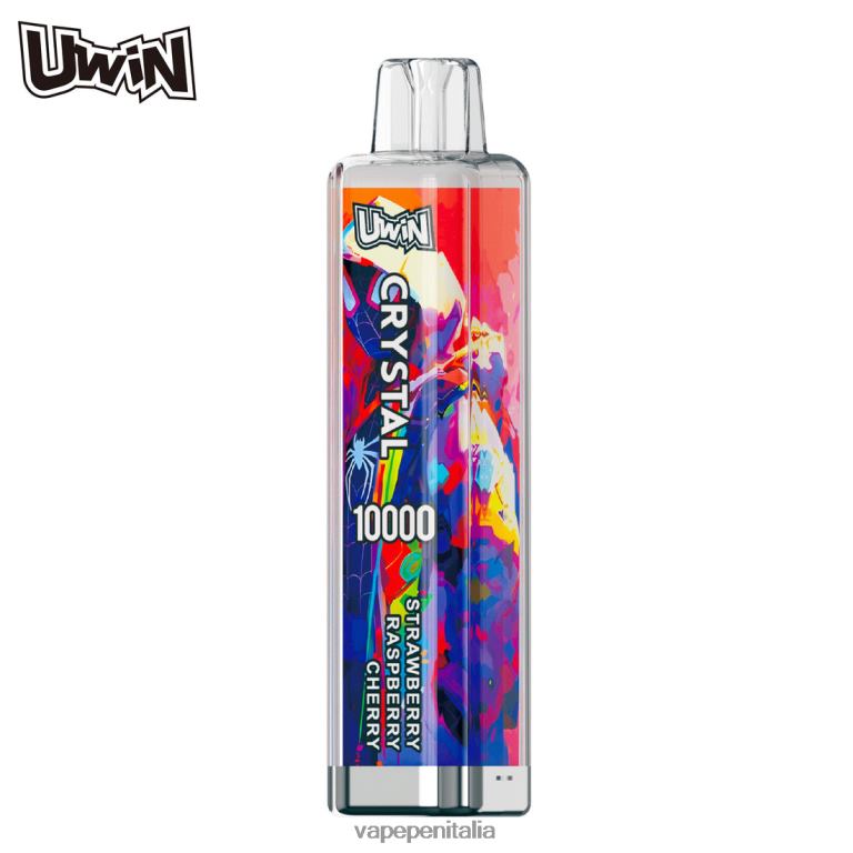 Vape Italia fragola lampone ciliegia | UWIN CRYSTAL 10000 vaporizzatori usa e getta P8HNV7