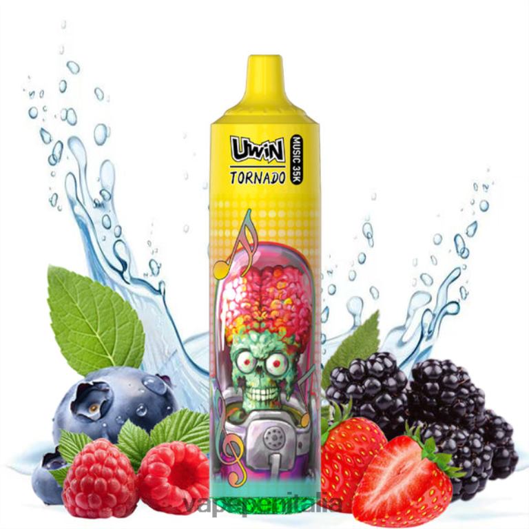 Vape Italia frutti di bosco misti | UWIN CRYSTAL Vaporizzatore usa e getta da 35k P8HNV29