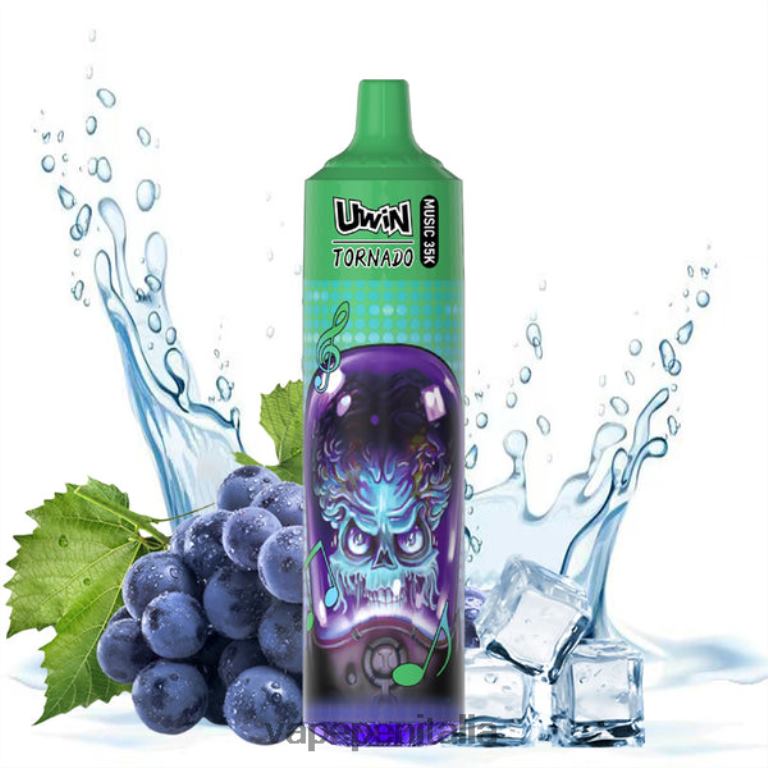Vape Italia ghiaccio d'uva | UWIN CRYSTAL Vaporizzatore usa e getta da 35k P8HNV17